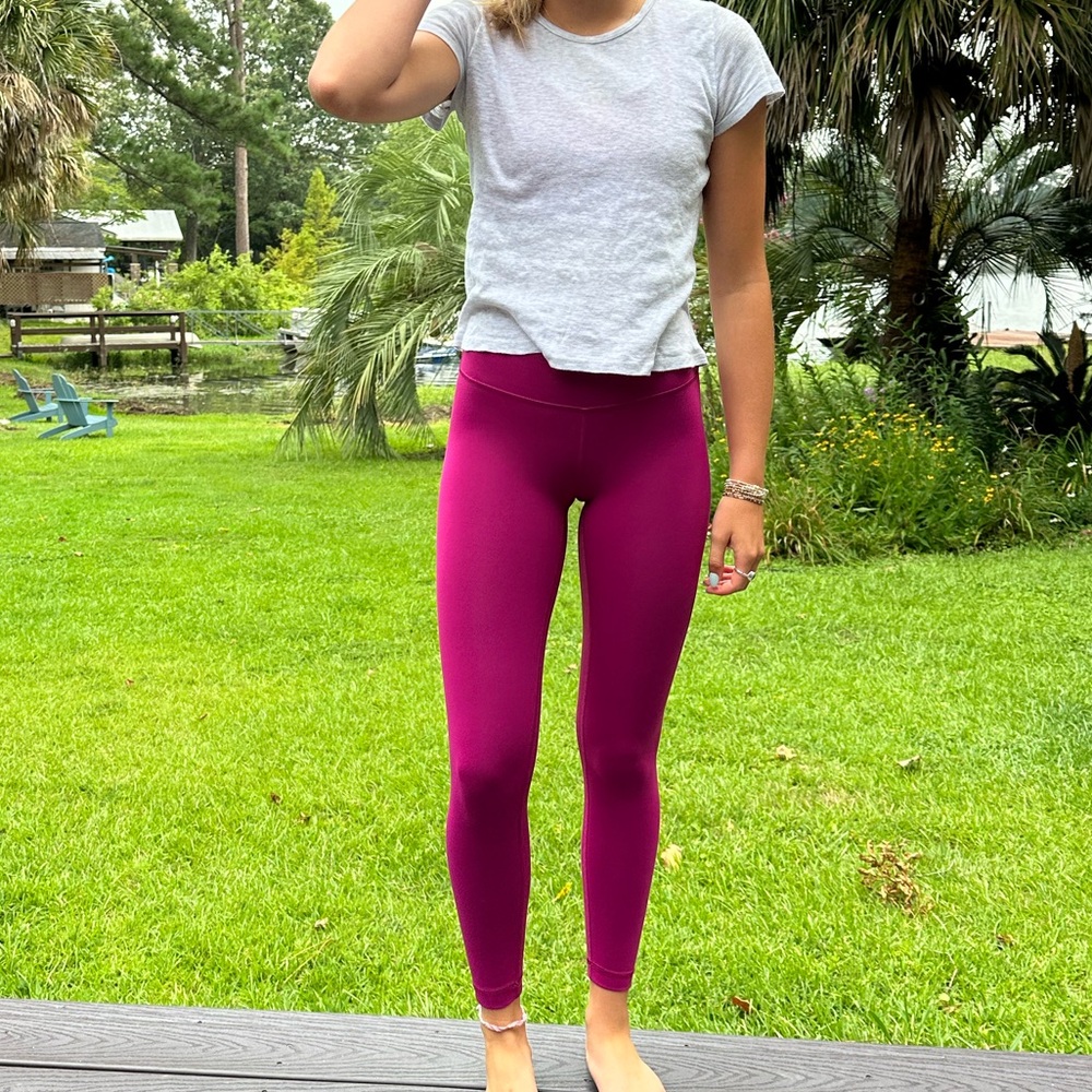 lululemon athletica Magenta Leggings